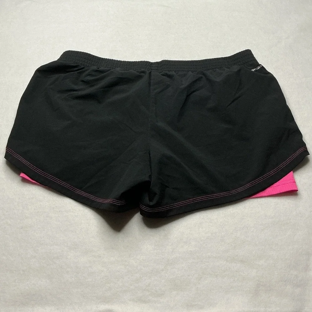 Adidas Reebok Puma Womens Activewear Shorts 4pc Bundle Large Black Green Pink